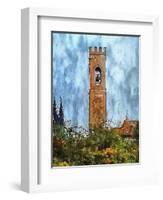 Campanile Perugia Italy-Dorothy Berry-Lound-Framed Giclee Print