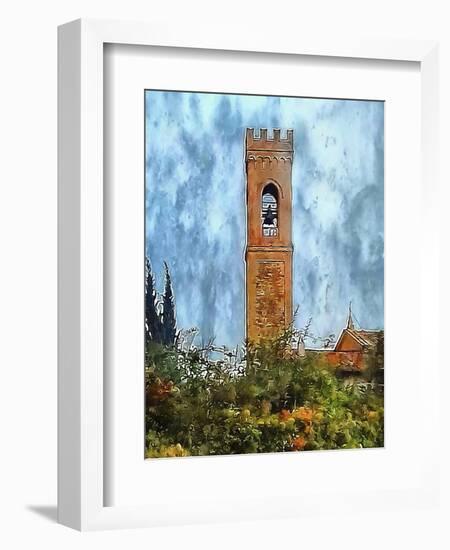 Campanile Perugia Italy-Dorothy Berry-Lound-Framed Giclee Print