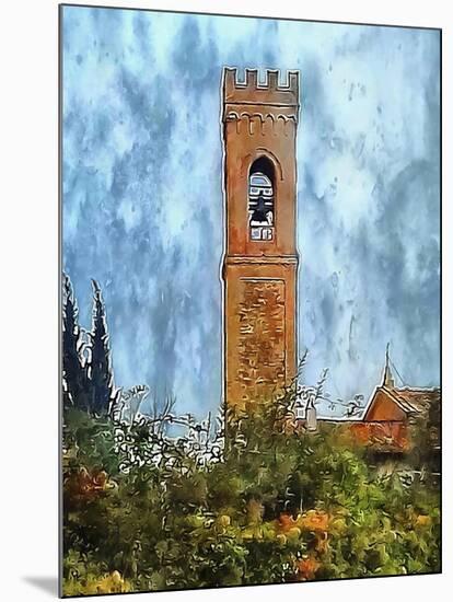 Campanile Perugia Italy-Dorothy Berry-Lound-Mounted Giclee Print