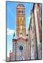 Campanile, Santa Maria Gloriosa dei Frari Church, San Polo, Venice, Italy. Church completed mid 140-William Perry-Mounted Photographic Print