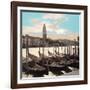 Campanile Vista with Gondolas #1-Alan Blaustein-Framed Photographic Print