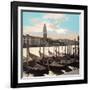 Campanile Vista with Gondolas #1-Alan Blaustein-Framed Photographic Print