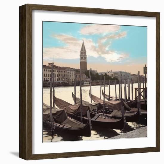 Campanile Vista with Gondolas #1-Alan Blaustein-Framed Photographic Print