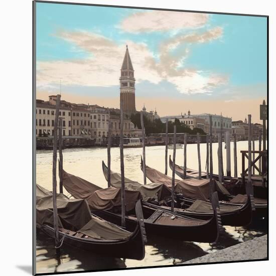 Campanile Vista with Gondolas #1-Alan Blaustein-Mounted Photographic Print