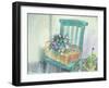 Campanulas and Daisies-Claire Spencer-Framed Giclee Print