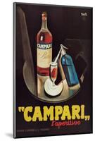 Campari l'Aperitivo-null-Mounted Premium Giclee Print