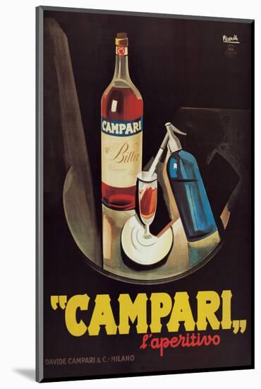 Campari l'Aperitivo-null-Mounted Premium Giclee Print