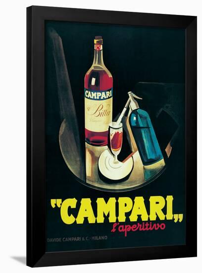 Campari - Vintage Style Advertisement Poster-null-Framed Poster
