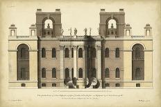 Elevation and Plan for Castle Abby-Campbell-Art Print