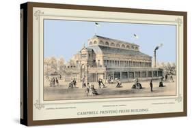 Campbell Printing Press Building, Centennial International Exhibition, 1876-Thompson Westcott-Stretched Canvas