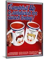 Campbell's Soup Ad, 1969-null-Mounted Giclee Print