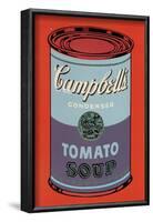 Campbell's Soup Can, 1965 (Blue and Purple)-Andy Warhol-Framed Art Print