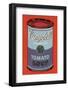 Campbell's Soup Can, 1965 (Blue and Purple)-Andy Warhol-Framed Art Print