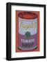 Campbell's Soup Can, 1965 (Blue and Purple)-Andy Warhol-Framed Giclee Print