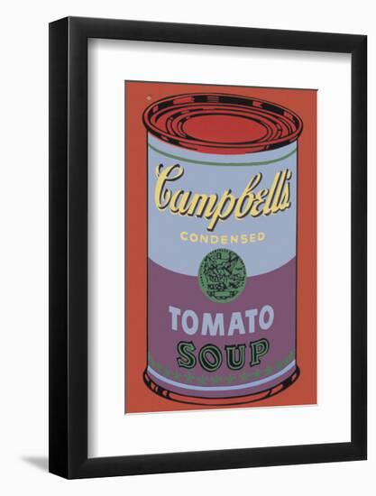 Campbell's Soup Can, 1965 (Blue and Purple)-Andy Warhol-Framed Giclee Print