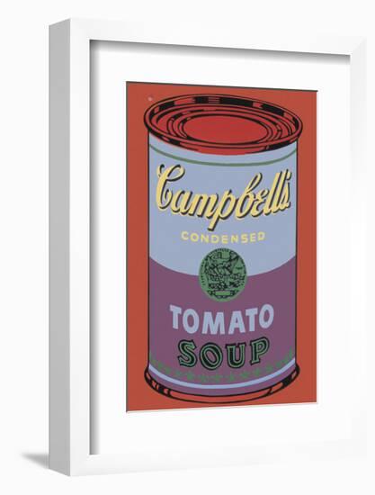 Campbell's Soup Can, 1965 (Blue and Purple)-Andy Warhol-Framed Giclee Print