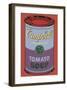 Campbell's Soup Can, 1965 (Blue and Purple)-Andy Warhol-Framed Giclee Print