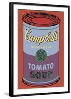 Campbell's Soup Can, 1965 (Blue and Purple)-Andy Warhol-Framed Giclee Print