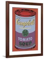 Campbell's Soup Can, 1965 (Blue and Purple)-Andy Warhol-Framed Giclee Print