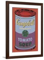 Campbell's Soup Can, 1965 (Blue and Purple)-Andy Warhol-Framed Giclee Print