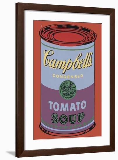 Campbell's Soup Can, 1965 (Blue and Purple)-Andy Warhol-Framed Giclee Print