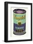 Campbell's Soup Can, 1965 (Green and Purple)-Andy Warhol-Framed Art Print