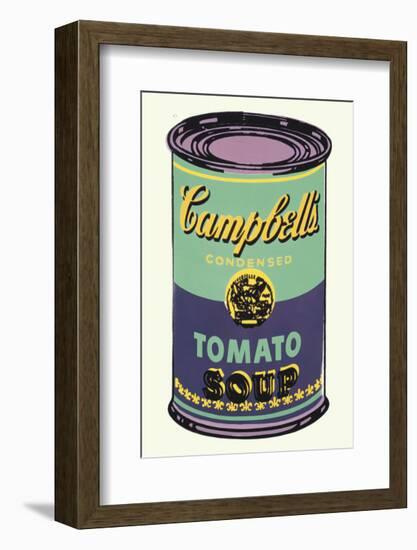 Campbell's Soup Can, 1965 (Green and Purple)-Andy Warhol-Framed Art Print