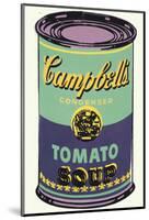 Campbell's Soup Can, 1965 (Green and Purple)-Andy Warhol-Mounted Giclee Print