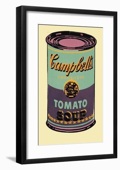 Campbell's Soup Can, 1965 (Green and Purple)-Andy Warhol-Framed Giclee Print