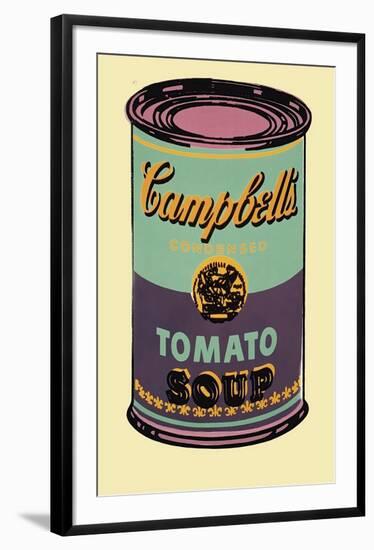 Campbell's Soup Can, 1965 (Green and Purple)-Andy Warhol-Framed Giclee Print