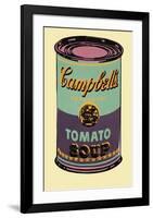 Campbell's Soup Can, 1965 (Green and Purple)-Andy Warhol-Framed Giclee Print