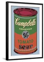 Campbell's Soup Can, 1965 (Green and Red)-Andy Warhol-Framed Giclee Print