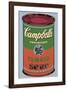 Campbell's Soup Can, 1965 (Green and Red)-Andy Warhol-Framed Giclee Print