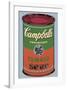 Campbell's Soup Can, 1965 (Green and Red)-Andy Warhol-Framed Giclee Print