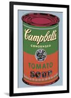 Campbell's Soup Can, 1965 (Green and Red)-Andy Warhol-Framed Giclee Print