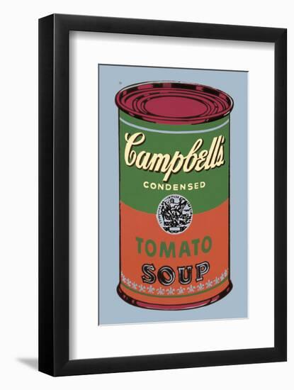 Campbell's Soup Can, 1965 (Green and Red)-Andy Warhol-Framed Art Print