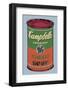 Campbell's Soup Can, 1965 (Green and Red)-Andy Warhol-Framed Art Print