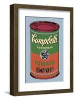 Campbell's Soup Can, 1965 (Green and Red)-Andy Warhol-Framed Art Print