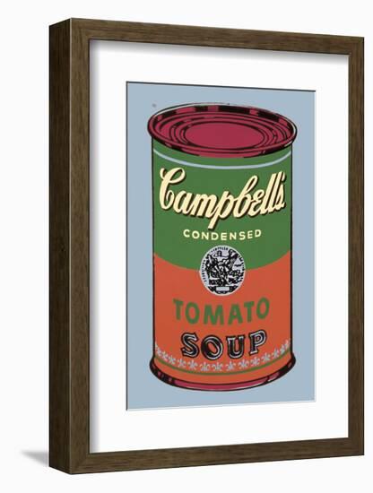 Campbell's Soup Can, 1965 (Green and Red)-Andy Warhol-Framed Art Print