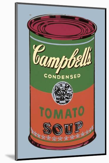 Campbell's Soup Can, 1965 (Green and Red)-Andy Warhol-Mounted Art Print