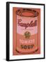 Campbell's Soup Can, 1965 (orange)-Andy Warhol-Framed Art Print