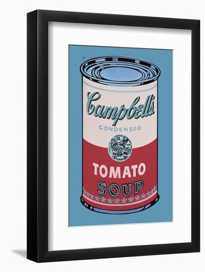 Campbell's Soup Can, 1965 (Pink and Red)-Andy Warhol-Framed Art Print