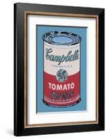 Campbell's Soup Can, 1965 (Pink and Red)-Andy Warhol-Framed Art Print