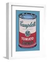 Campbell's Soup Can, 1965 (Pink and Red)-Andy Warhol-Framed Art Print