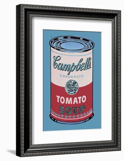 Campbell's Soup Can, 1965 (Pink and Red)-Andy Warhol-Framed Art Print