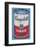 Campbell's Soup Can, 1965 (Pink and Red)-Andy Warhol-Framed Giclee Print