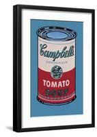 Campbell's Soup Can, 1965 (Pink and Red)-Andy Warhol-Framed Giclee Print