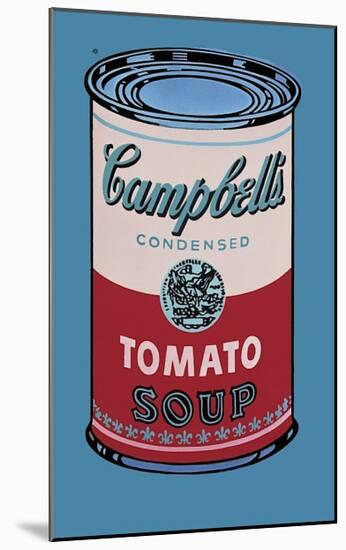 Campbell's Soup Can, 1965 (Pink and Red)-Andy Warhol-Mounted Giclee Print