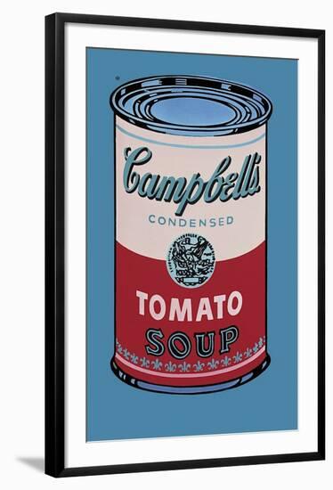 Campbell's Soup Can, 1965 (Pink and Red)-Andy Warhol-Framed Giclee Print