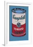 Campbell's Soup Can, 1965 (Pink and Red)-Andy Warhol-Framed Giclee Print